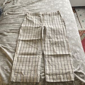 Madewell cropped wide leg jeans